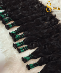 Bulk Hair Indian Wavy Double Platinum Material