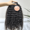 Raw Kinky Curly Hair Bundles Natural Black Color