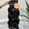 Raw Natural Wavy 3 Hair Bundles Natural Black Color