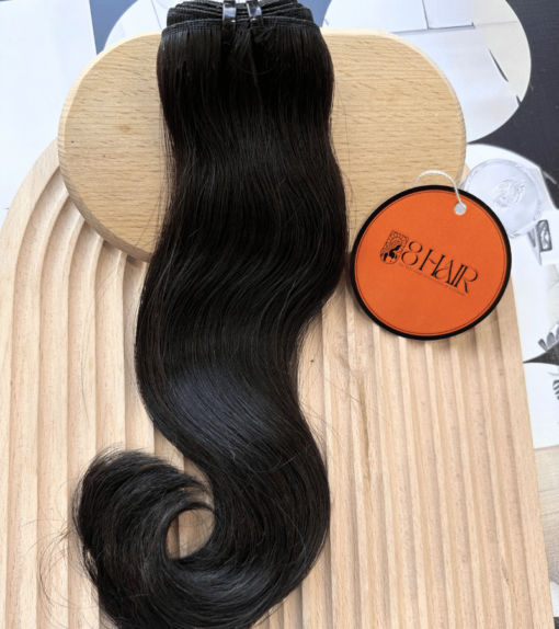 Remy Blunt Tip Hair Bundles Natural Black Color