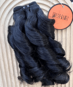 Remy Curly 6R Hair Bundles Natural Black Color