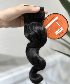 Remy Loose Curly Hair Bundles Natural Black Color