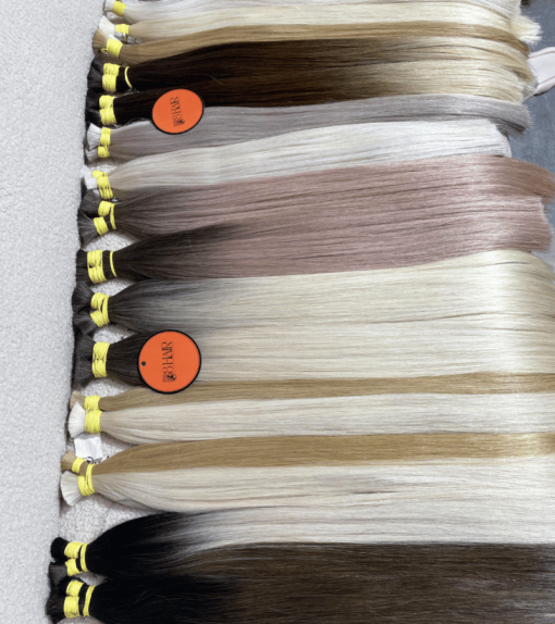 Straight Bulk Hair Extensions #27/60A Color