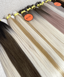 Straight Bulk Hair Extensions #24/4 Color