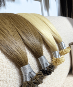 Straight Flat Tip Hair Extensions #6 Color