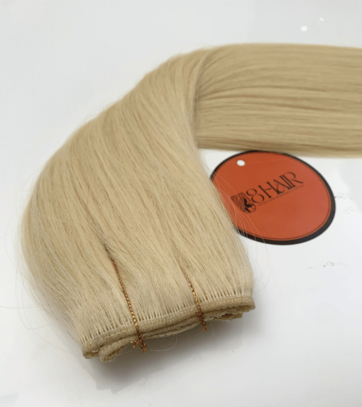 Straight Halo Hair Extensions Lightest Blonde #60 Color