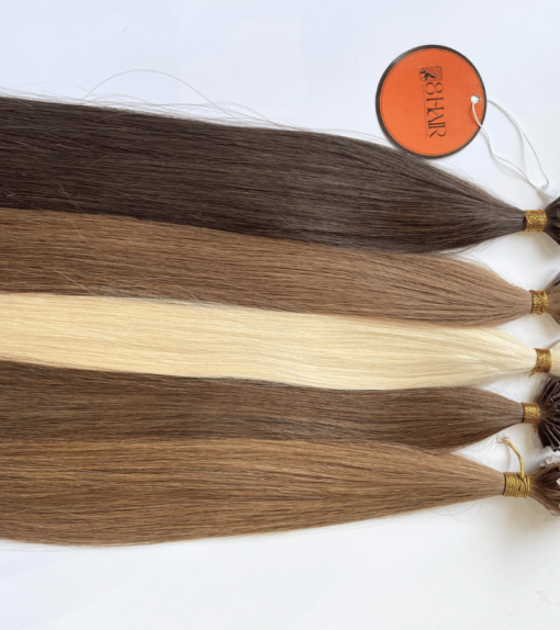 Straight I Tip Hair Extensions #1001 Color