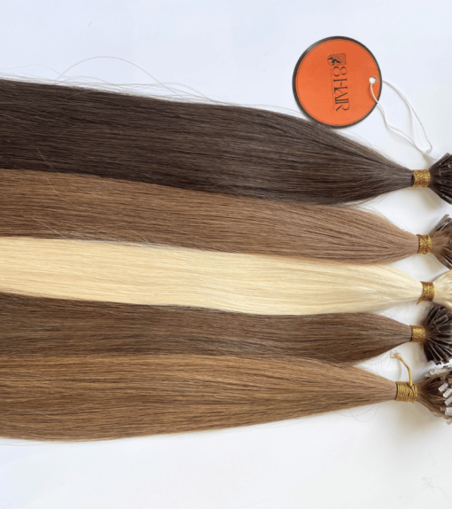 Straight Micro Ring Hair Extensions #5 Color