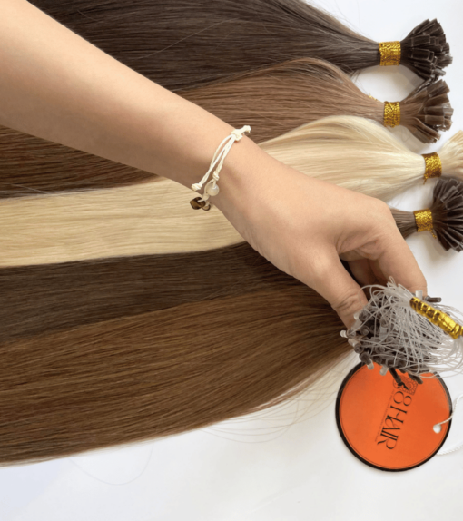 Straight Micro Ring Hair Extensions #5 Color