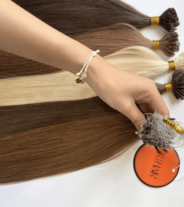 Straight Micro Ring Hair Extensions 5 Color 8Hair