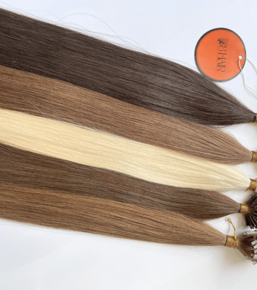 Straight Micro Ring Hair Extensions #5 Color