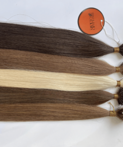 Straight V Tip Hair Extensions #4 Color