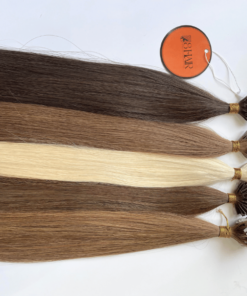 Straight V Tip Hair Extensions #4 Color