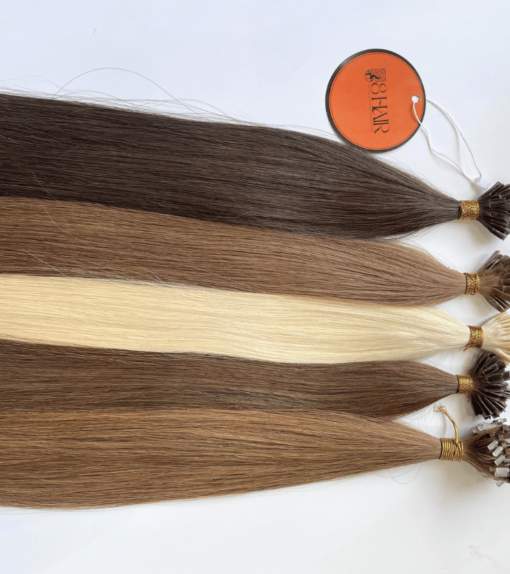 Straight V Tip Hair Extensions #4 Color