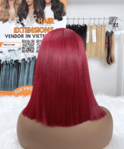 Ready To Ship Cheap Human Hair Lace Closure 4x4 Inches Wigs C10 Color Bone Straight Hair