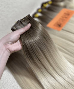 Straight Tape in Hair Extensions SB Color