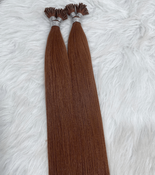 Straight I Tip Hair Extensions #33 Color