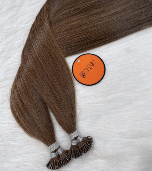 Straight I Tip Hair Extensions #4 Color