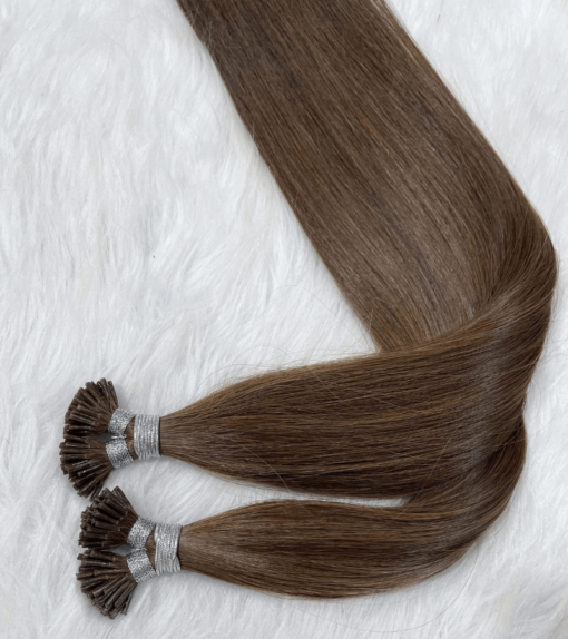 Straight I Tip Hair Extensions #4 Color