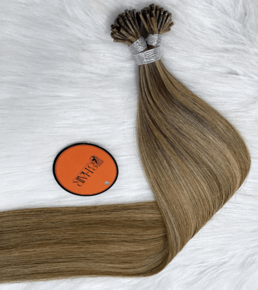 Straight I Tip Hair Extensions #MM Color