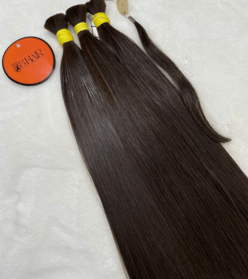 Straight Bulk Hair Extensions #2 Color