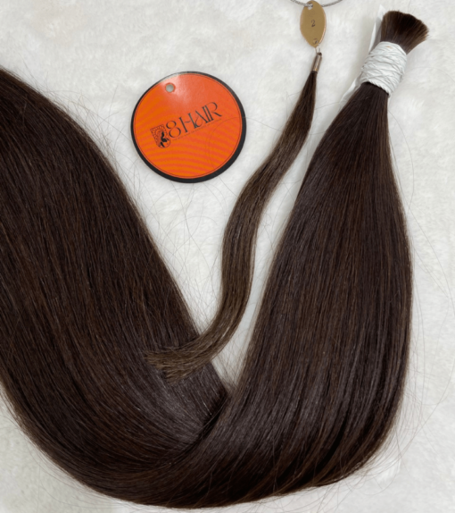 Straight Bulk Hair Extensions #2 Color