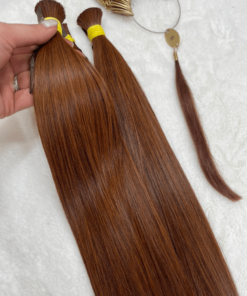 Straight Bulk Hair Extensions #33 Color