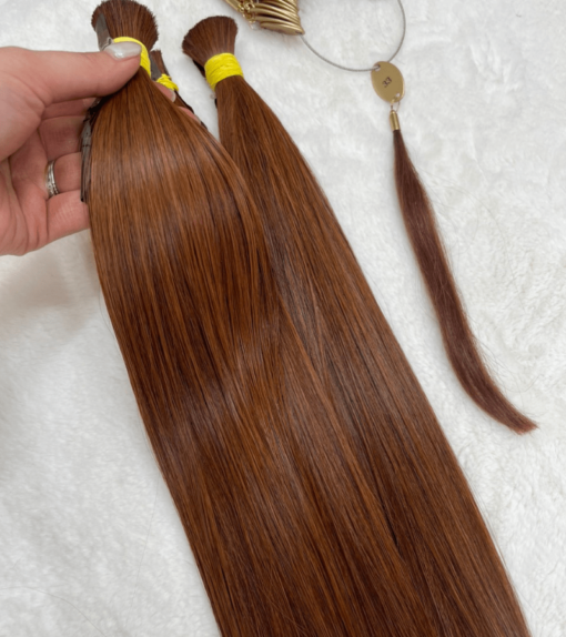 Straight Bulk Hair Extensions #33 Color