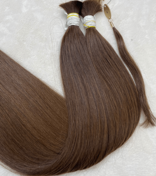 Straight Bulk Hair Extensions #4 Color