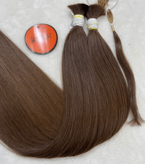 Straight Bulk Hair Extensions #4 Color