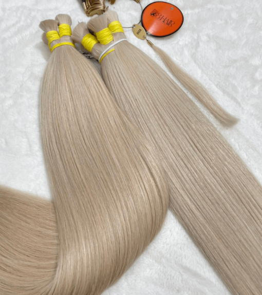 Straight Bulk Hair Extensions #60A Color