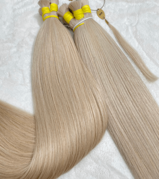 Straight Bulk Hair Extensions #60A Color