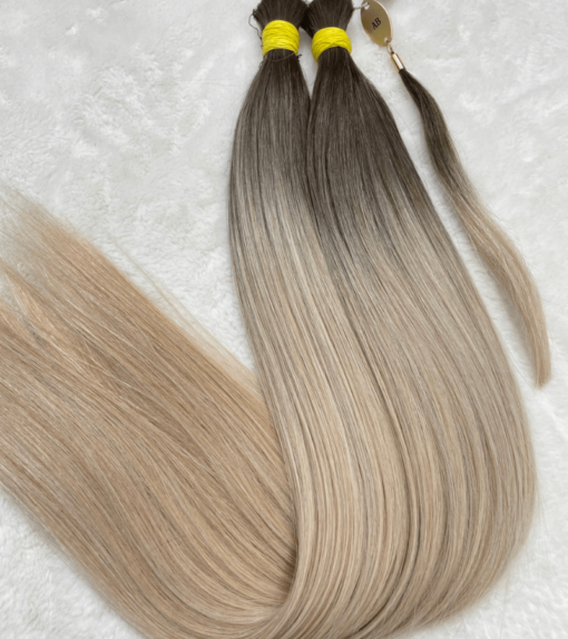 Straight Bulk Hair Extensions #AB Color